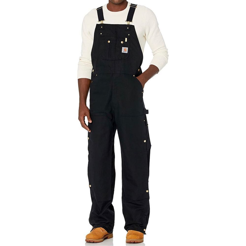 Carhartt Men's zip-to-thigh  Bib Overall size 48 x 32